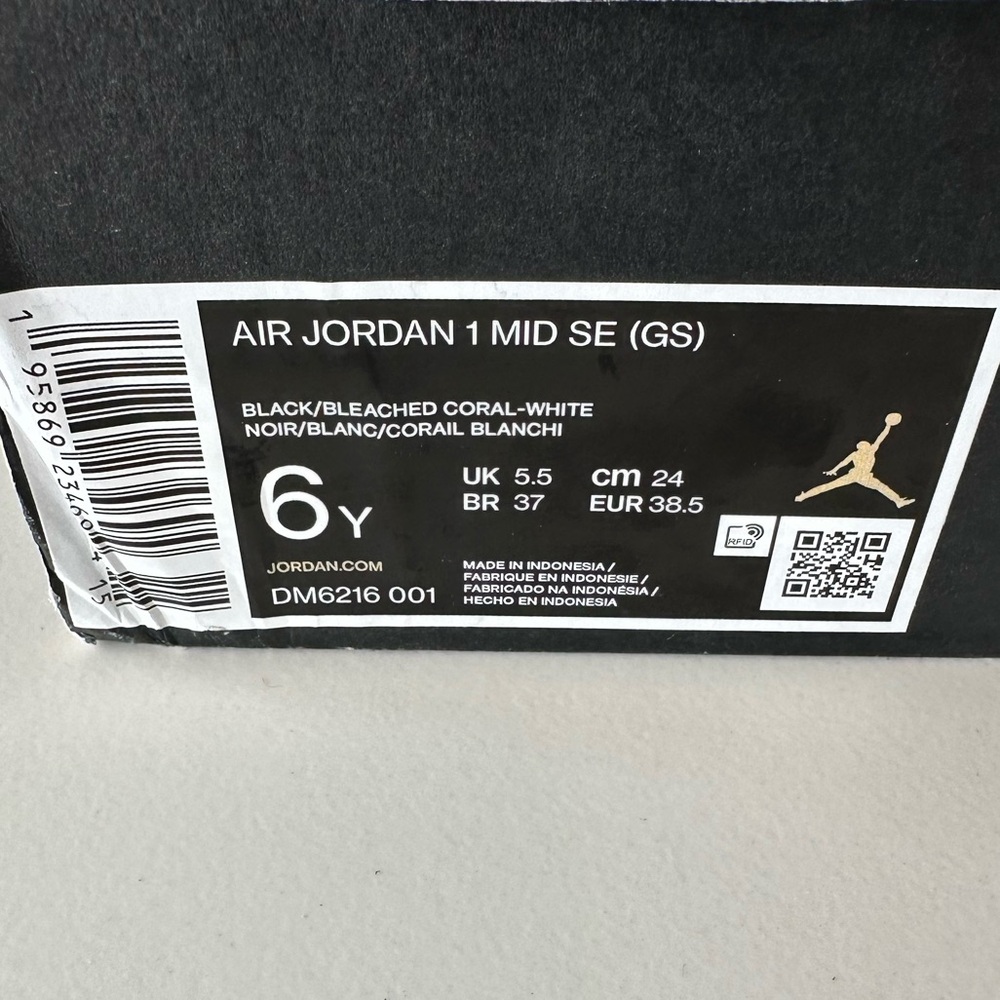 NWT- Nike Air Jordan 1 SE Mid Zen Master - DM6216-001-Women’s 7.5/Youth/Men’s 6 - Picture 12 of 12